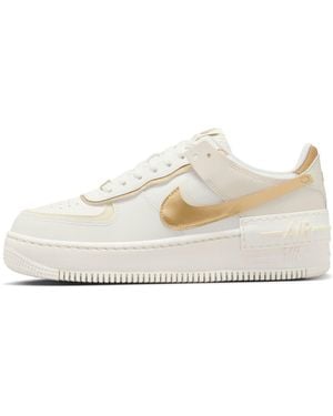 Nike (Wmns) Air Force 1 Shadow 'Sail Metallic' - White