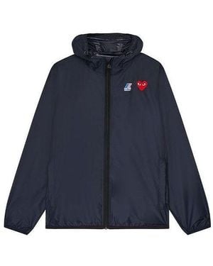 COMME DES GARÇONS PLAY X K-Way Zip Jacket - Blue