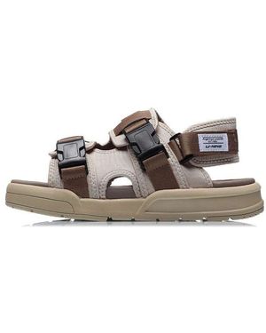 Li-ning Coca Sandals 'Khaki' - Brown