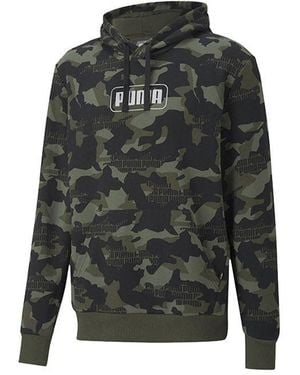 PUMA Rebel Camo Hoodie - Grey