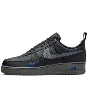 nike air force 1 07 black and blue