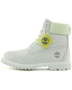 Timberland (Wmns) Premium 6 Inch Waterproof Wide Fit Boot 'Bright Waterbuck' - Gray