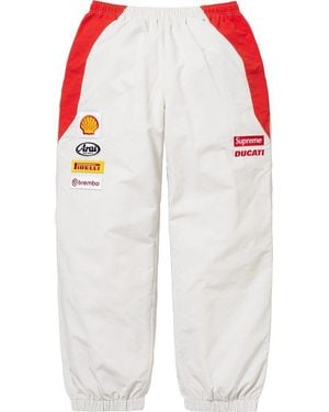 Supreme X Ducati Track Trousers - White