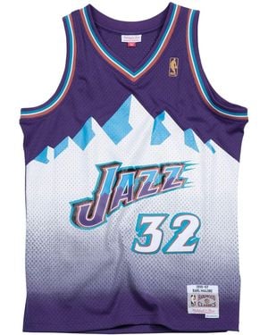 Mitchell & Ness X Nba Utah Jazz 1996-97 Road Swingman Jersey 'Karl Malone 32' - Purple