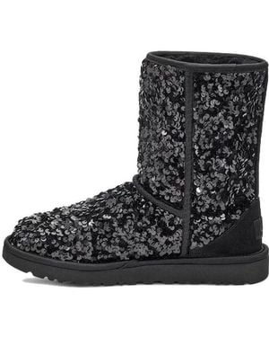 UGG (Wmns) Classic Short 'Sequin' - Black