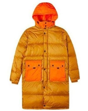 Converse Counter Climate Long Down Jacket 'Wheat' - Orange