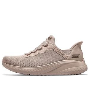 Skechers (Wmns) Slip-Ins Bobs Sport Squad Chaos 'Wonder Mauve' - Pink