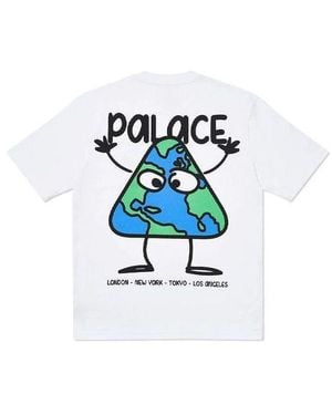 Palace Globlerone T-Shirt - Blue