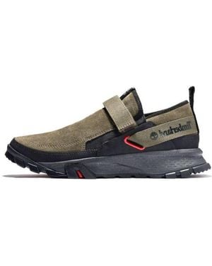 Timberland Mills Falls Slip-On Leather Shoes Suede' - Brown