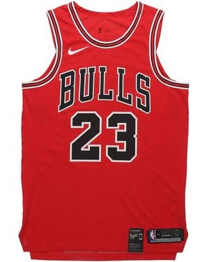 Nike Nba Michael Jordan Chicago Bulls Icon Edition Authentic Jersey #23 Box Edition' - Red