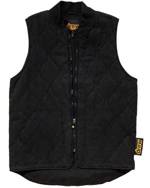 Drew House Cotton Ripstop Mascot Vest - Black