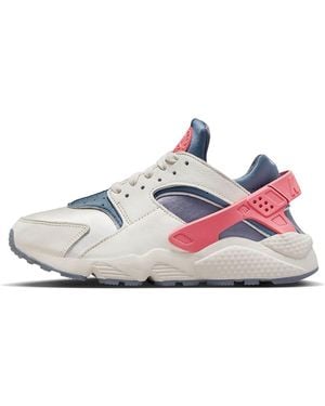 Nike (Wmns) Air Huarache 'Ashen Slate Coral' - Blue