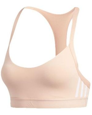 adidas (Wmns) All Me 3-Stripe Bra - Natural