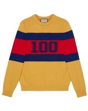 Gucci 100 Wool Jumper - Orange