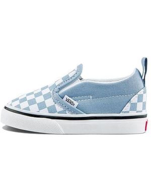Vans Slip-On Low Tops Casual Skateboarding Shoes - Blue