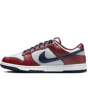 Nike Dunk Low Retro 'Wolf Obsidian Dark Team' - Red