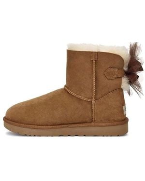 UGG (Wmns) Mini Bailey Tulle Bow - Brown