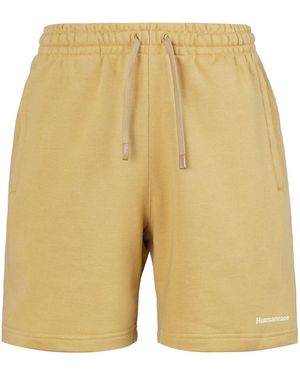 adidas Originals X Pharrell Williams Crossover Casual Breathable Solid Colour Sports Shorts Gold Yellow
