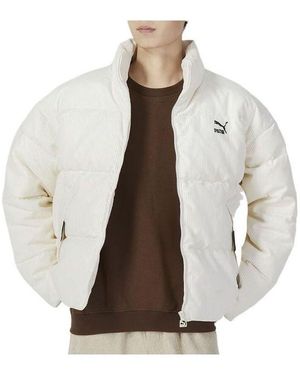 PUMA Logo Athletic Jacket - Brown