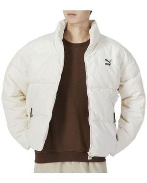 PUMA Logo Athletic Jacket - Brown