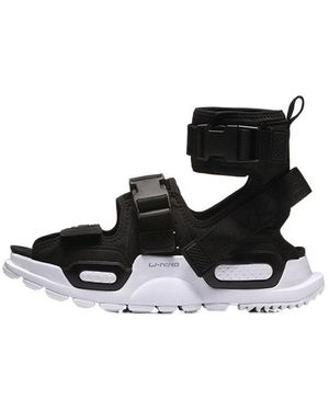 Li-ning Platform Paris Fashion Week Catwalk Series Sandals - Black