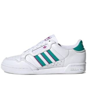 adidas (Wmns) Continental 80 Stripes Glory Fuchsia' - Blue