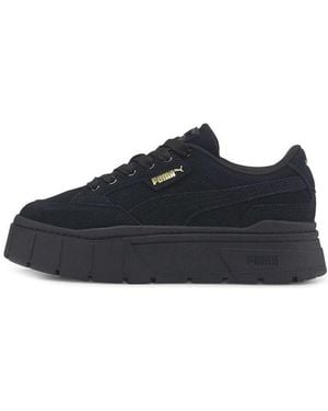PUMA (Wmns) Mayze Stack Suede - Black