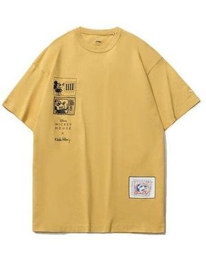 Li-ning X Disney Mickey X Keith Haring Tee - Yellow