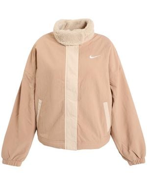Nike (Wmns) Woven Fleece-Lined Jacket 'Hemp Sanddrift' - Natural