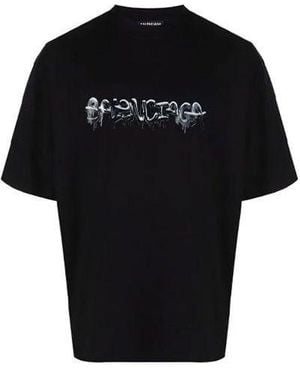 Balenciaga Balenciaga Vintage Jersey T-Shirt in Black | Lyst