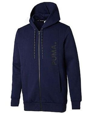 PUMA Alphabet Logo Hooded Jacket - Blue