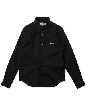 COMME DES GARÇONS PLAY Emblem Button Down - Black