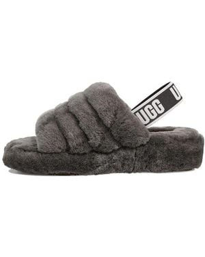 UGG Fluff Yeah Slide Slipper - Gray