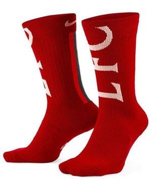 Nike Snkr Sox Crew Liverpool Soccer - Red