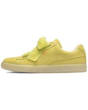 PUMA Suede Heart Reset - Yellow