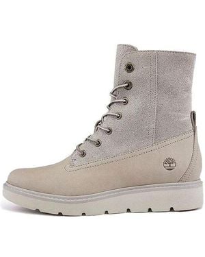 Timberland (Wmns) Auth Teddy Fleece Wide-Fit 'Winter Nubuck' - Grey