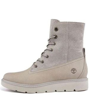 Timberland (Wmns) Auth Teddy Fleece Wide-Fit 'Winter Nubuck' - Grey