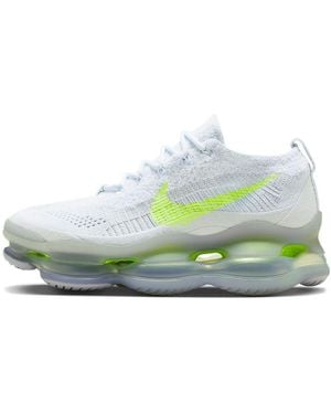 Nike (Wmns) Air Max Scorpion Flyknit Tint Volt - Blue