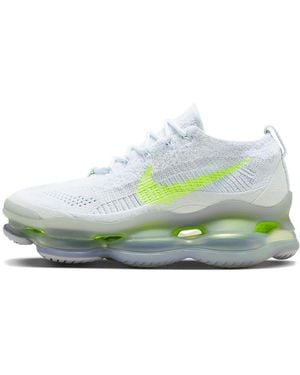 Nike (Wmns) Air Max Scorpion Flyknit Tint Volt - Blue