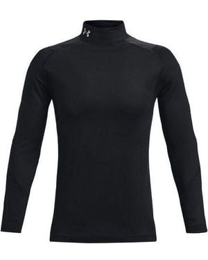 Under Armour Coldgear Infrared Mock Long Sleeve T-Shirt - Black