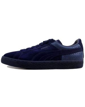 PUMA Suede Classic Emboss 'Peacoat' - Blue