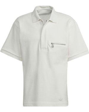 adidas Version Tie-Break Polo Shirt - White