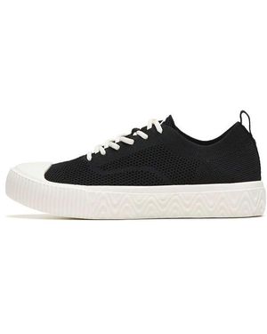Anta (Wmns) Low Top Canvas Shoes - Black