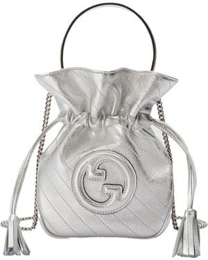 Gucci (Wmns) Blondie Mini Bucket Bag Leather' - White