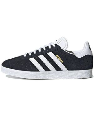 adidas (Wmns) Gazelle 'Allover Debossed Trefoils' - Blue