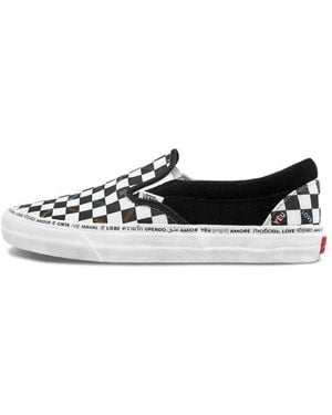 Vans Classic Slip-On Vlt Lx 'The Love Pack - Black