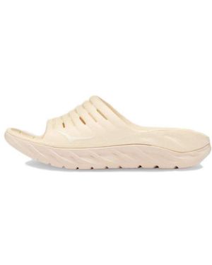 Hoka One One Ora Recovery Slide 'Shortbread' - Natural