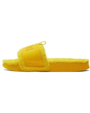 PUMA Leadcat Ylm Slide Winter Yellowthickenedslippers