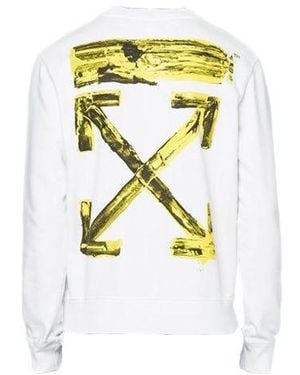 Off-White c/o Virgil Abloh C/O Virgil Abloh Acrylic Arrows Sweatshirt - Metallic