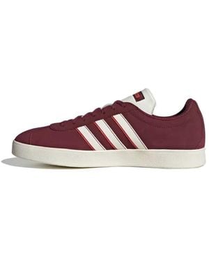 adidas Vl Court Lifestyle Skateboarding Suede Shoes - Purple